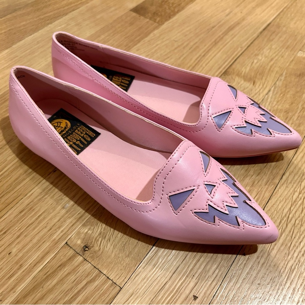 Pink Halloween Flats - StrangeCvlt, size 6